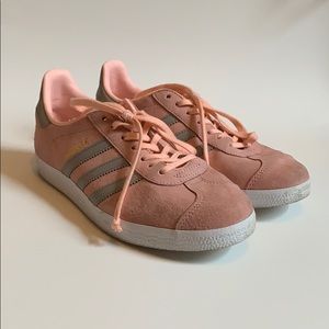 Adidas Gazelle Sneaker Pink with Grey Stripes